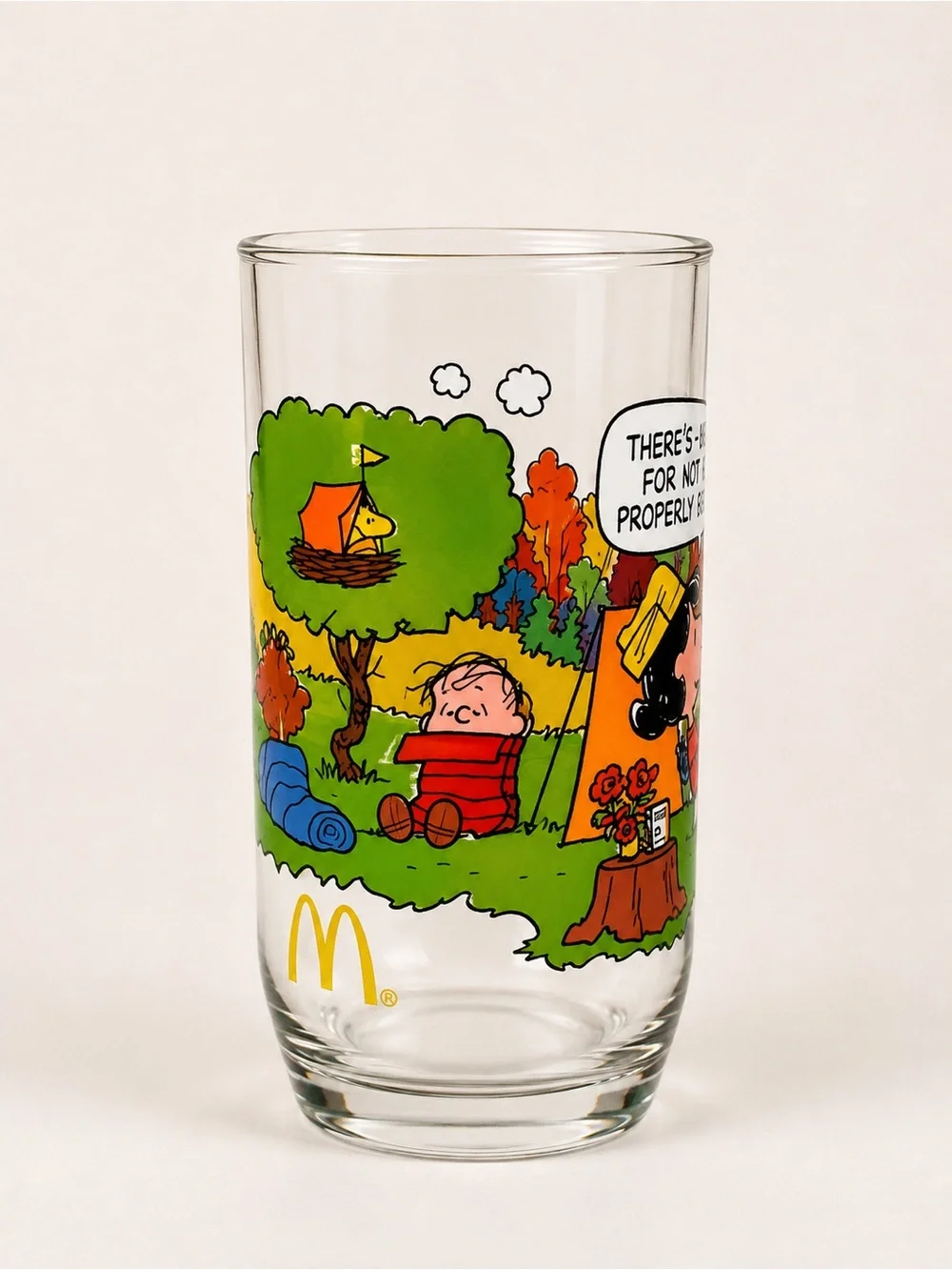 Vintage 1983 McDonald’s Camp Snoopy Collection Complete Set of 3 Peanuts Glasses